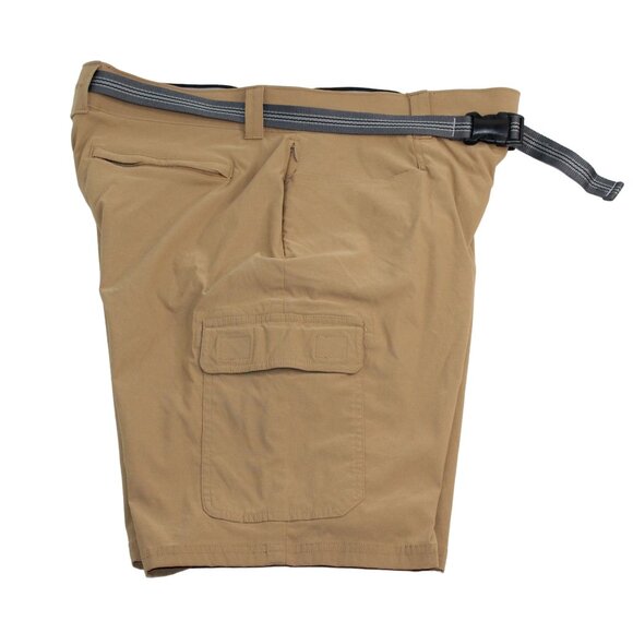 Orvis Cargo Mens Sz 37 Lightweight Stretch Comfort Hiking Fishing Khaki Shorts - Picture 5 of 14